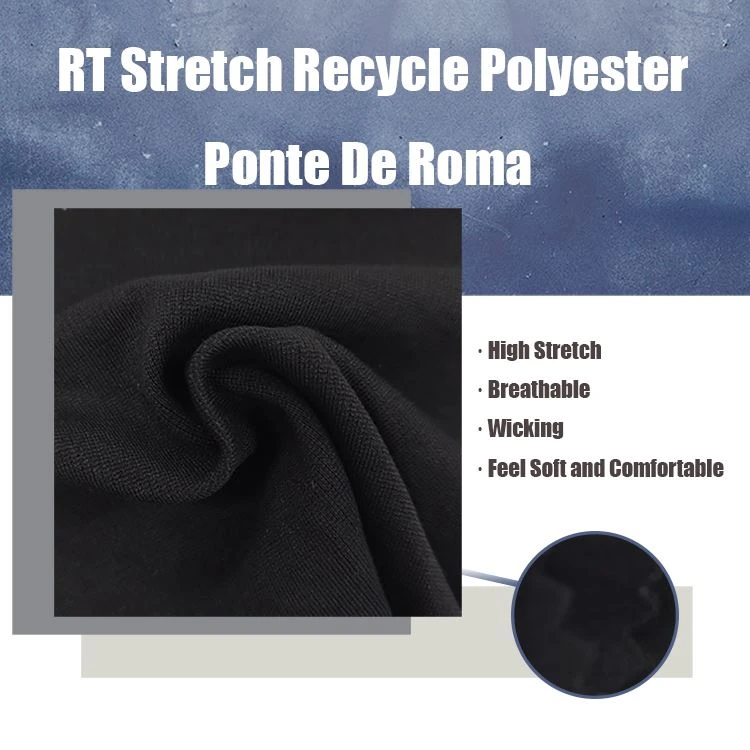 Stretch Recycle Ponte De Roma Fabric