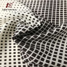 Plaid Printed 100d 92%polièster 8%spandex Teixit elàstic
